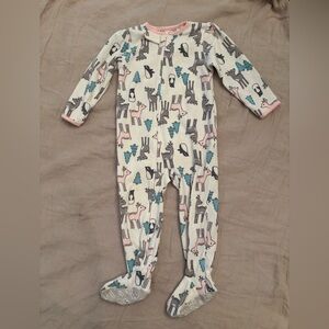 Simple Joys by Carter’s Adorable Animal Print Footie Toddler Pajamas